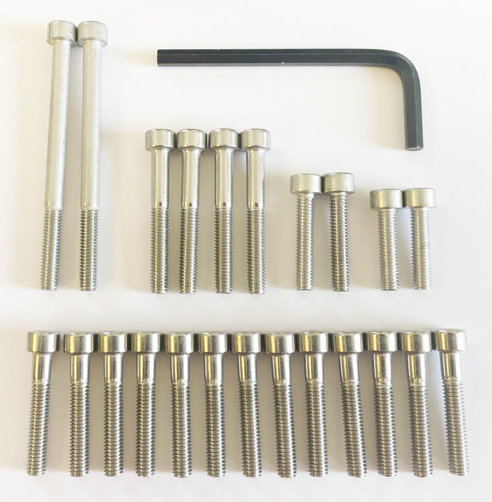 Engine Cover Bolt Set - 24 Pieces Set