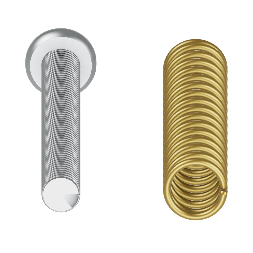 Honda CB Headlight Adjusting Screw & Spring Set – right view
