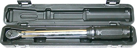 Universal motorcycle 3 8 in. drive click type torque wrench tool