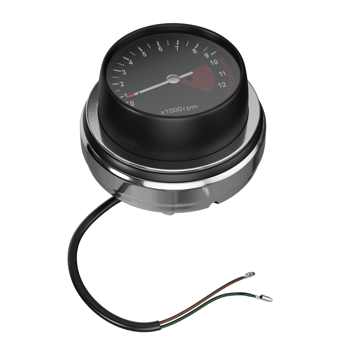 Honda CB750 stock style tachometer side detail