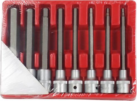 Universal motorcycle hex bit socket set 8 pc. 140mm