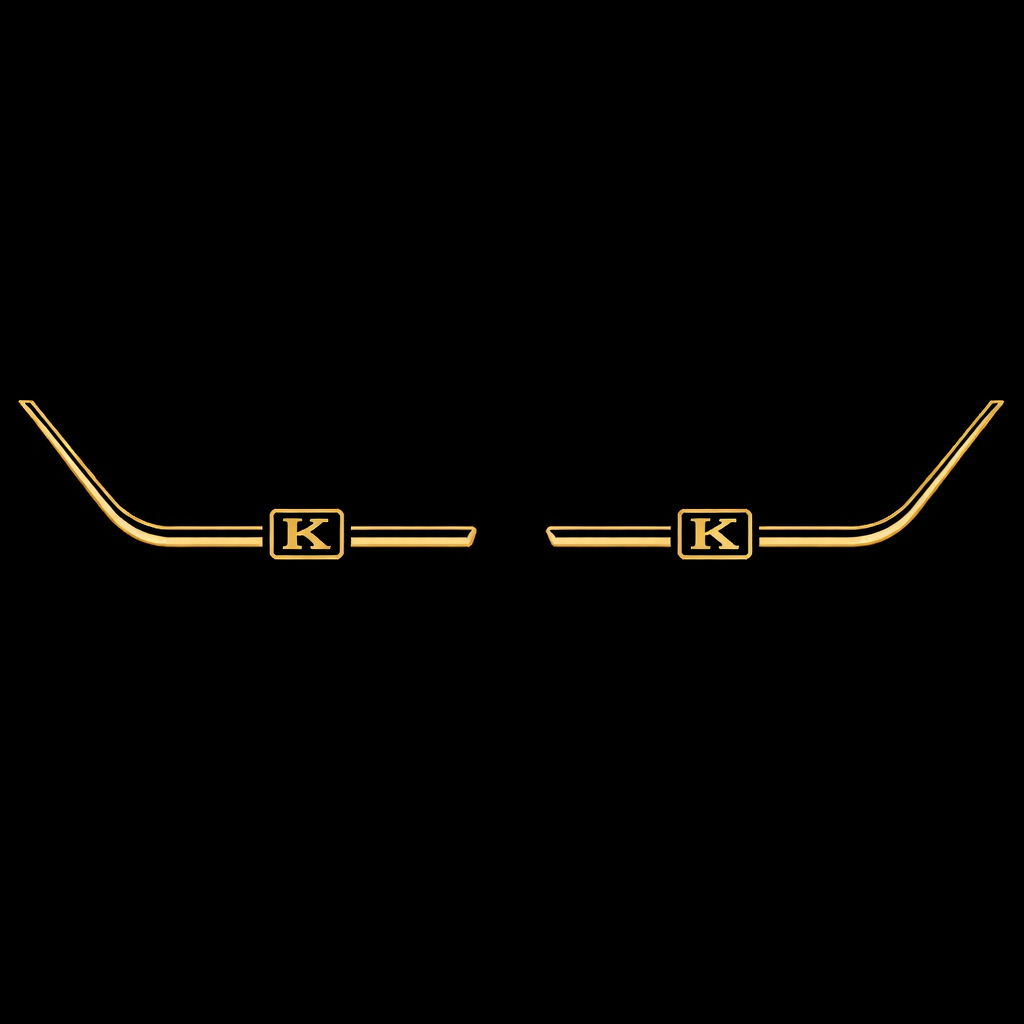 Honda CB550K side cover stripe decals