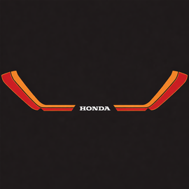 CB750F 1982 Tail Section Stripe Decal Set ~ Black Model