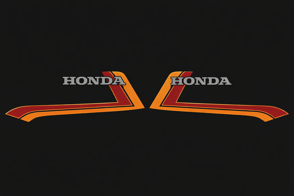 CB900F 1982 Gas Tank Stripe Set ~ Black Model