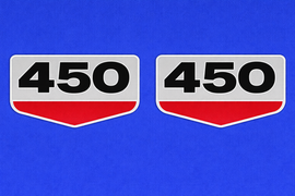 CB450K 1968-69 Side Cover Decals