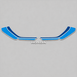 CB900F 1982 Tail Section Stripe & Logo Decal Set ~ Silver Model