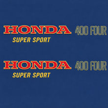 Charger l'image dans la galerie, Honda CB400F complete decal set varnish blue