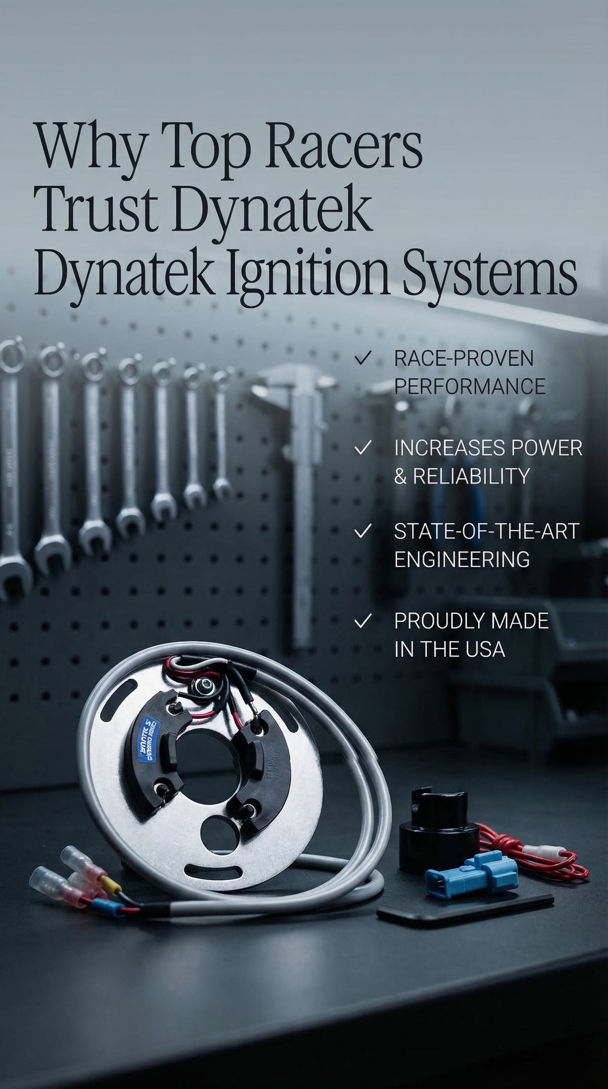 Dynatek ignition system brand detail for Honda CB builds