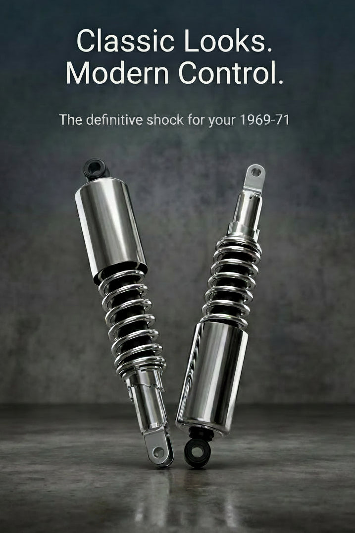 Honda CB750 CB700 CB650 CB550 shock absorber set stock design 1969-71