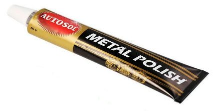 Autosol metal polish 50G tube for chrome aluminum and stainless motorcycle parts