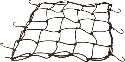 Universal motorcycle black cargo helmet net