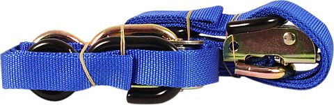 Universal motorcycle blue tie downs