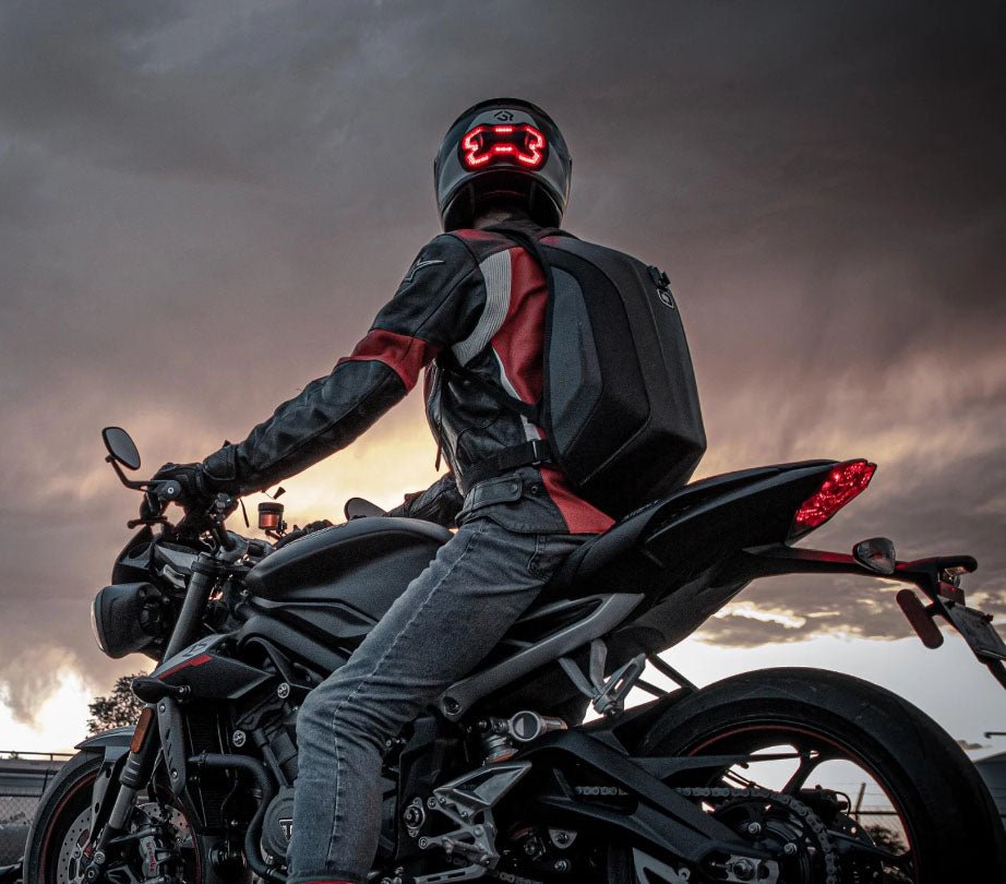cool led helmets motorcycle Universal Motorcycle Brake Free LED Helmet Brake Light (As Seen on Shark  Tank) 11-2381 – VintageCB750