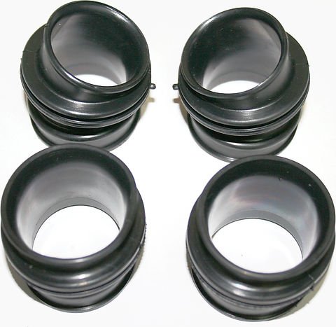 1971-77 Honda CB550F / CB550K / CB500K Carb Air Box Rubber Boot Set/4