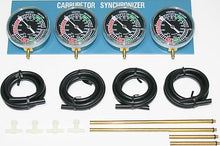 Charger l'image dans la galerie, Universal motorcycle carburetor synchronizer vacuum gauge 2,3,4 cylinders