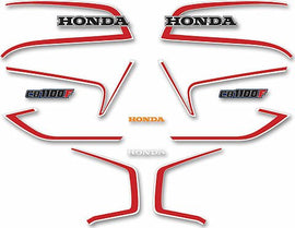 CB1100F 1983 Complete Decal Set ~ Blue & White USA Model - VintageCB750