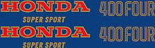 Charger l'image dans la galerie, Honda CB400F complete decal set varnish blue