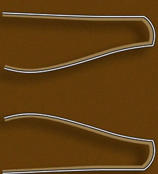 Honda CB550K gas tank stripe decals