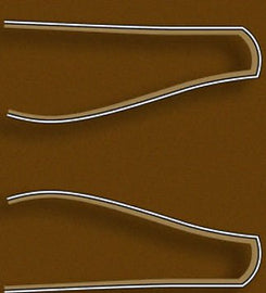 CB550K 1975 - 76 Gas Tank Stripe Decals - VintageCB750