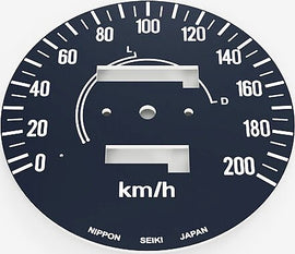 CB750A 1977 - 78 Speedo Face Plate & Gear Indicator Decal Set ~ KM/H - VintageCB750