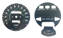 Charger l&#39;image dans la galerie, CB750A 1977 Speedo Face Plate &amp; Gear Indicator Decal Set ~ MPH - VintageCB750