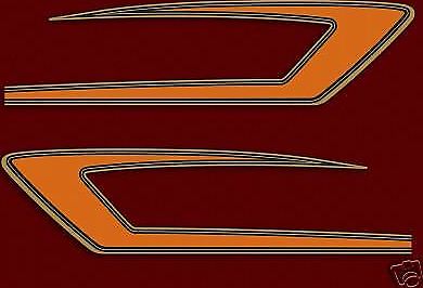 CB750F 1977 - 78 Gas Tank Stripe Decals - VintageCB750