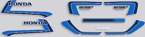 CB750F 1982 Decal Set ~ Silver Model - VintageCB750