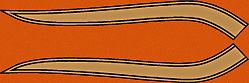 Honda CB750K gas tank stripe decals gold stripes