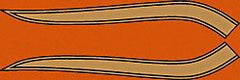 1969-70 Honda CB750K Gas Tank Stripe Decals ~ Gold Stripes