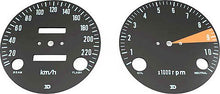 Charger l&#39;image dans la galerie, CB750K 1969 - 70 Speedo &amp; Tachometer Face Plate Set ~ KM/H - VintageCB750