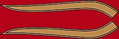 1971 Honda CB750K Gas Tank Stripe Decals ~ Gold Stripes