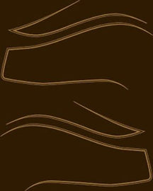 CB750K 1979 Gas Tank Stripe Decals ~ Candy Bayard Brown Model - VintageCB750