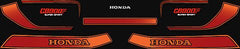 1981 Honda CB900F Complete Decal Set ~ Black Model