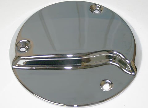 Chrome Clutch Cover Face Cover - VintageCB750