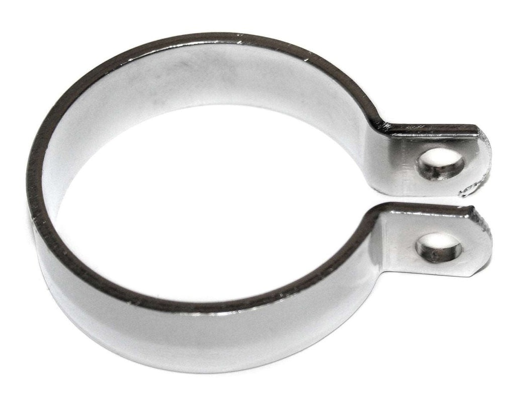 Chrome Exhaust Clamp ~ 2 3/8" - VintageCB750