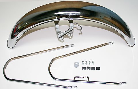 Honda CB750K CB550K chrome stock type front fender 61100-341-700XW