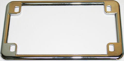 Universal motorcycle chrome usa license plate frame