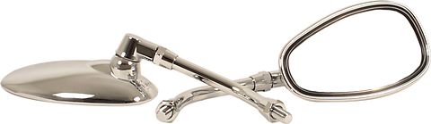 Universal motorcycle classic cruiser mirror set