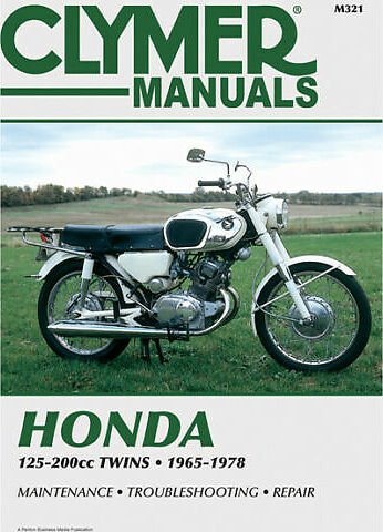 Honda CB200 CB175 CB160 CB125 Clymer service manual