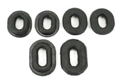 Honda CB750 Complete Sidecover Rubber Set/6