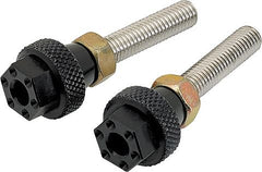 Honda CB Drive Chain Adjuster Screws ~ Black ~ Joker Machine ~ Replaces 90119-283-000