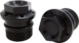 Custom Type Black Fork Caps (Set/2) ~ Joker Machine - VintageCB750