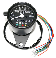 Deluxe Mini Custom Speedometer KPH ~ All Black