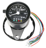 Deluxe Mini Custom Speedometer-KPH ~ All Black - VintageCB750