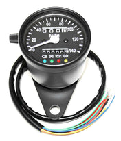 Deluxe Mini Custom Speedometer MPH ~ All Black
