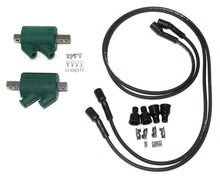 Charger l&#39;image dans la galerie, Dynatek Performance High Output 3 Ohm Ignition Coil Set/2 With Plug Wires - VintageCB750