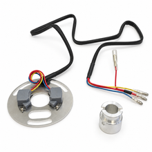 Load image into Gallery viewer, Honda CB500K CB550 CB750 SOHC electronic ignition trigger plate and harness from an alternate angle