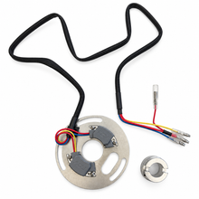Load image into Gallery viewer, Honda CB500K CB550 CB750 SOHC electronic ignition top view showing plate slots and aluminum rotor