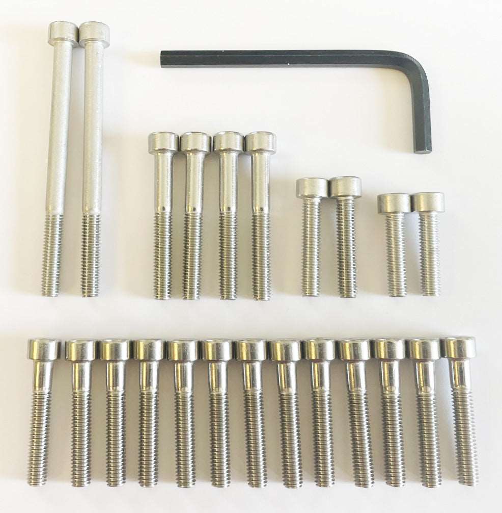 Engine Cover Bolt Set - 24 Pieces Set - VintageCB750