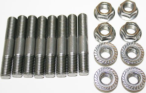 Honda CB750F CB750K exhaust stud and flange nut set